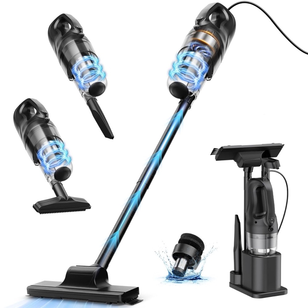 Corded Vacuum Cleaners 20Kpa Powerful Suction Ultra-Light Stick Vacuum